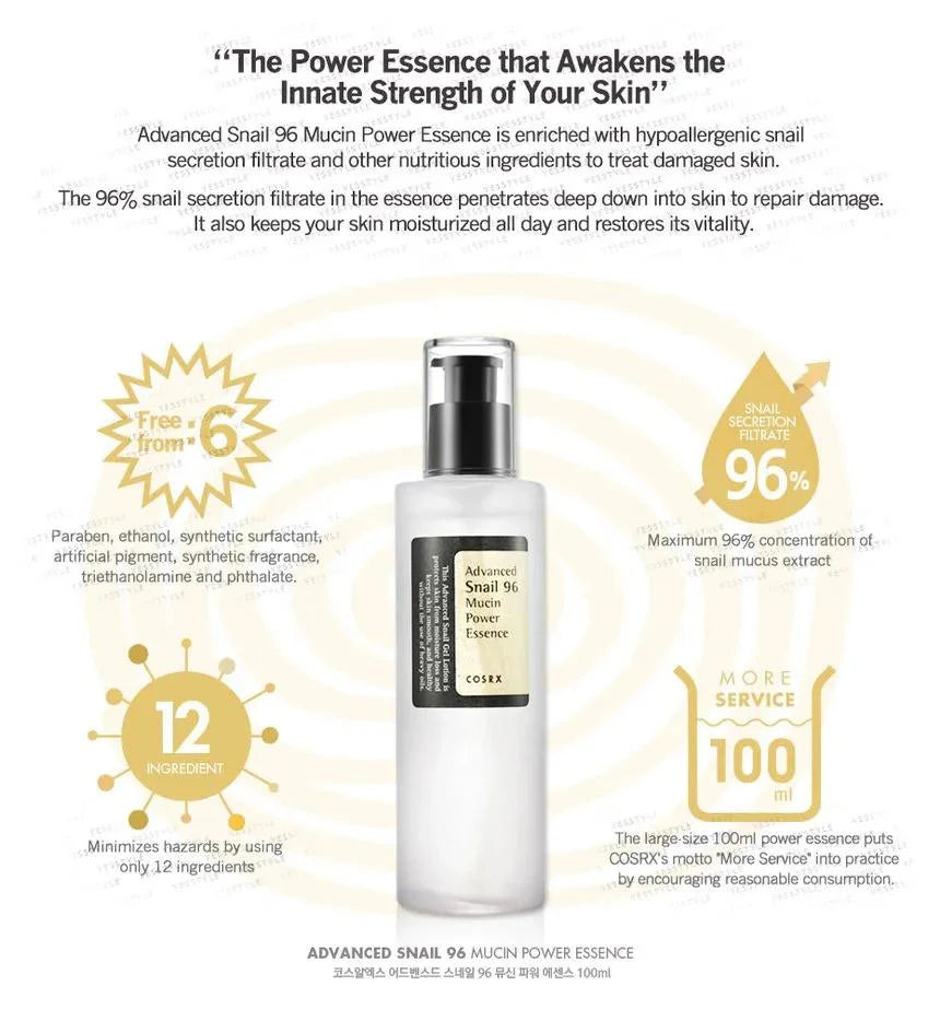 Advance Snail 96 Mucin Power Essence 100ml